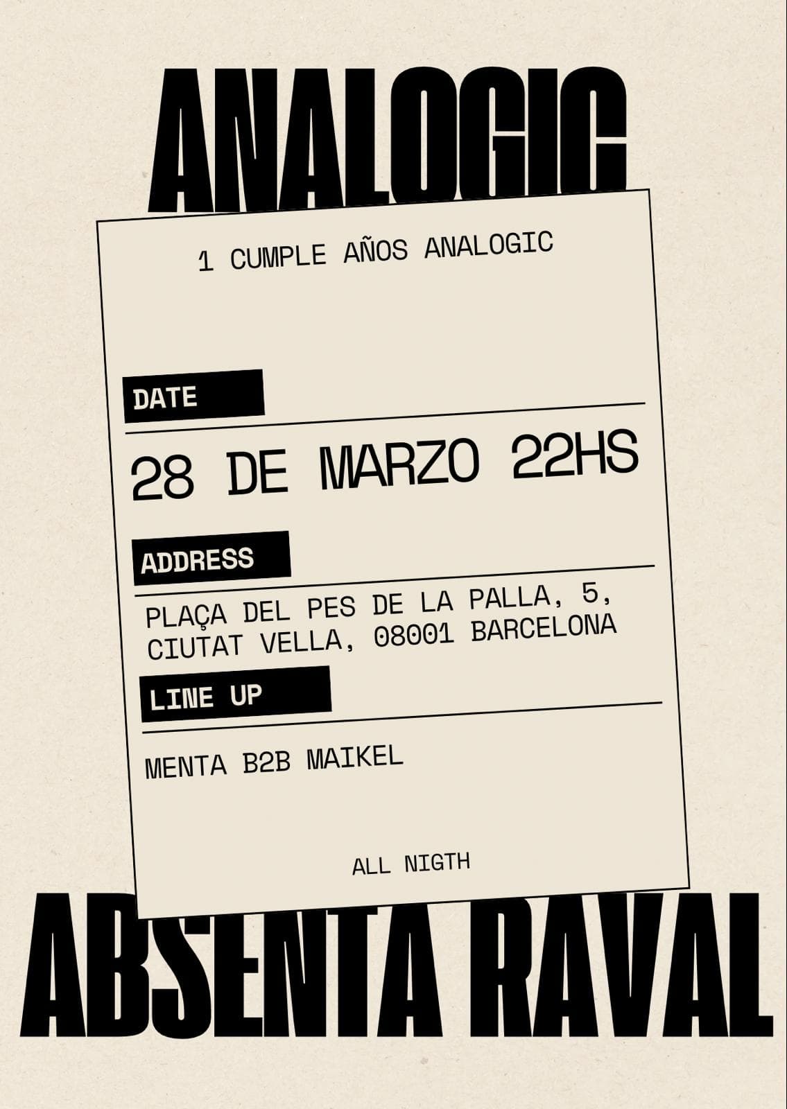 ANALOGIC ANNIVERSARY