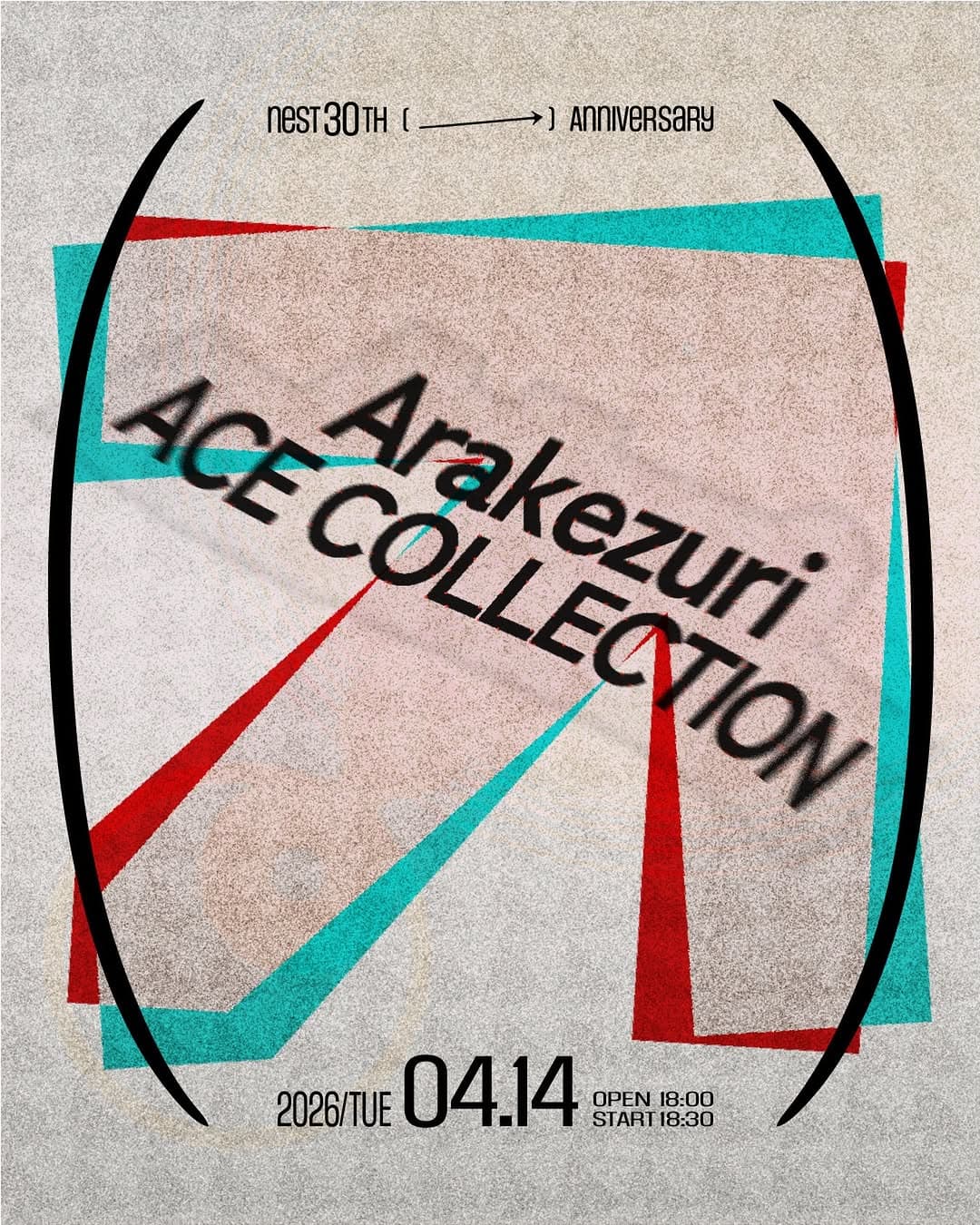 nest30th Anniversary "Arakezuri × ACE COLLECTION"