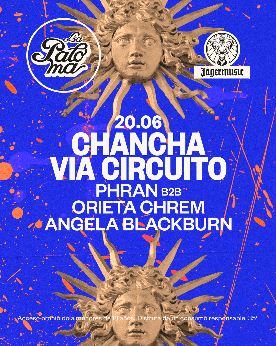 La Paloma presents: Chancha Via Circuito + Phran b2b Orieta Chrem + Angela Blackburn
