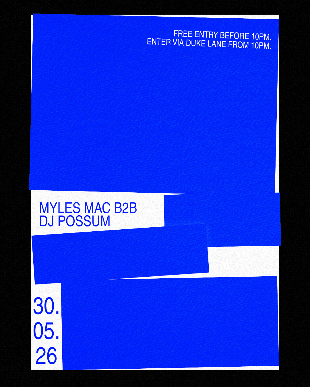 Coil pres: Myles Mac + DJ Possum