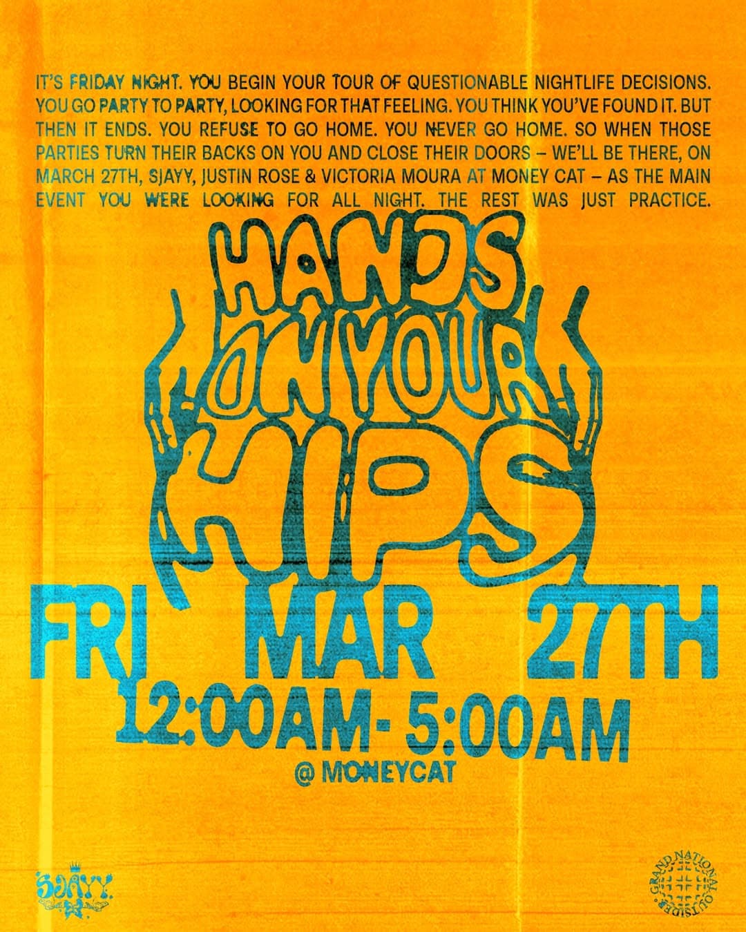 HANDS ON YOUR HIPS