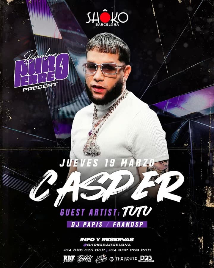 Casper Mágico at Shoko Barcelona