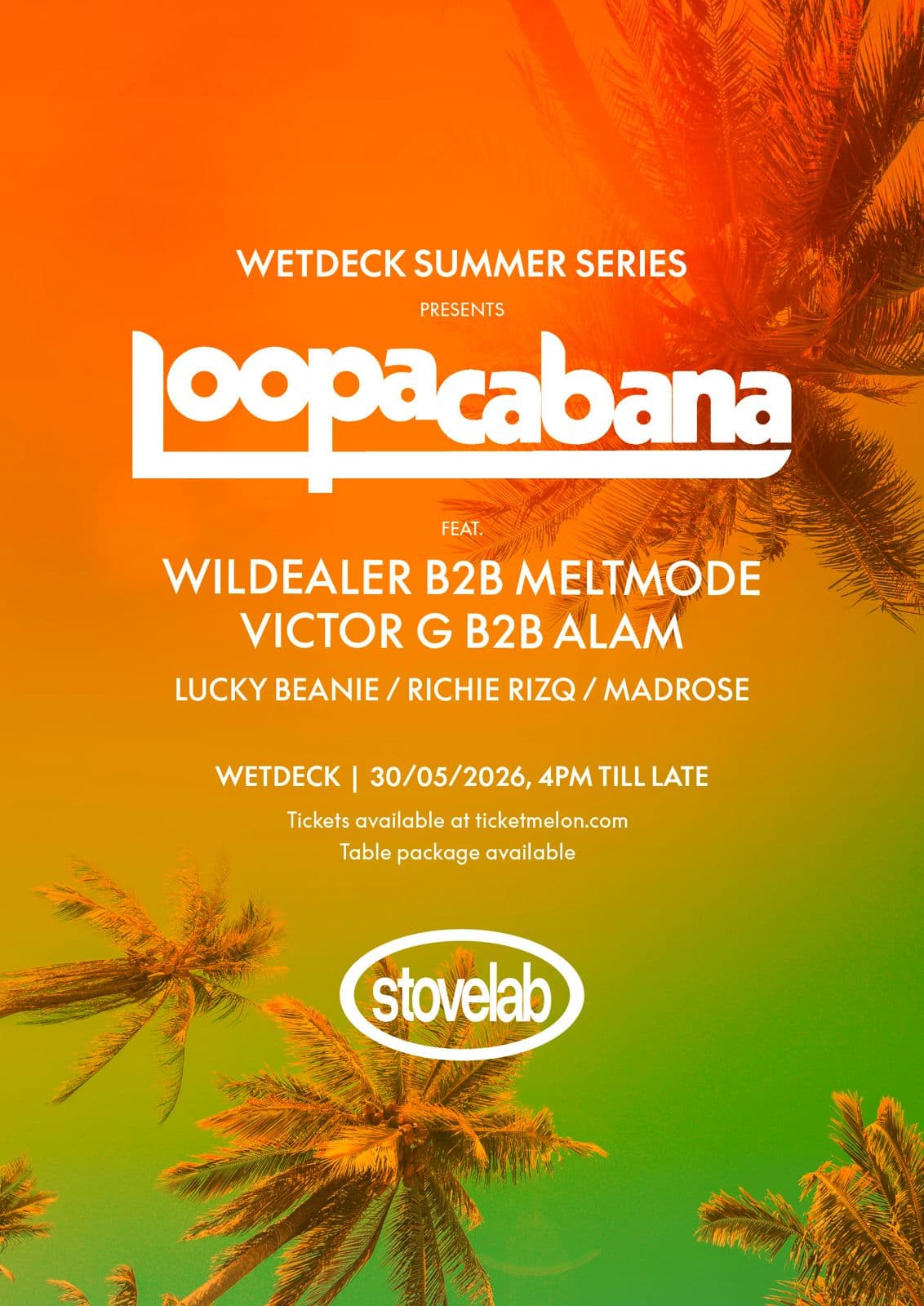 WETDECK Summer Series pres LOOPACABANA