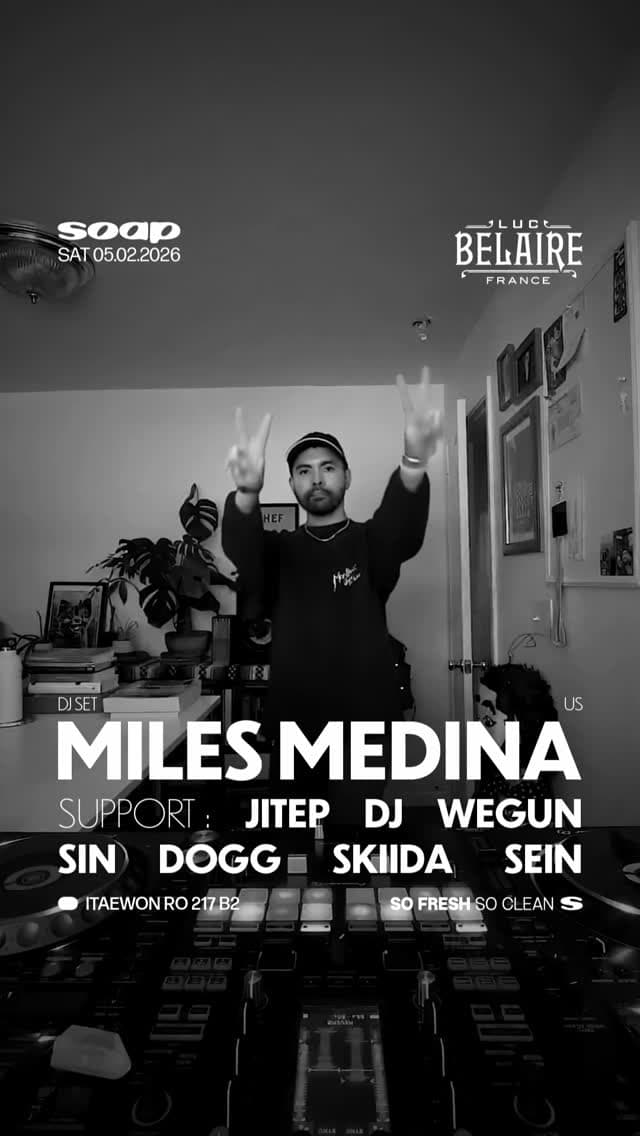Miles Medina at Soap