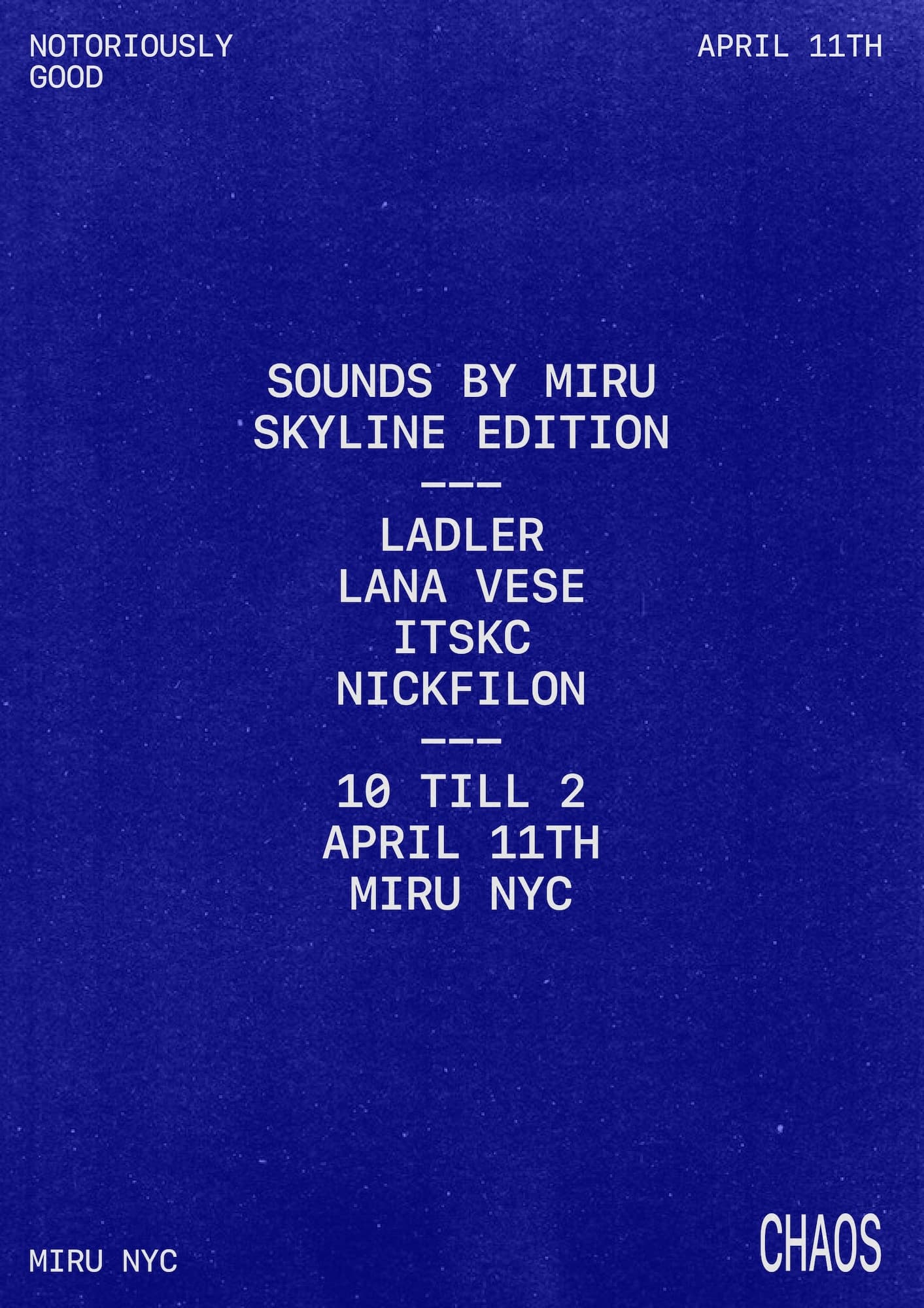 Sounds By Miru: Skyline Edition