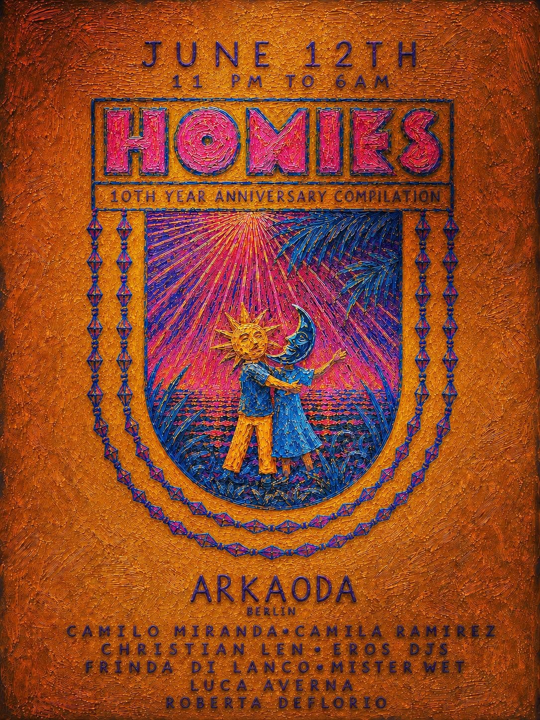 Homies - Berlin Balearic Solstice - 10th Anniversary Compilation Tour