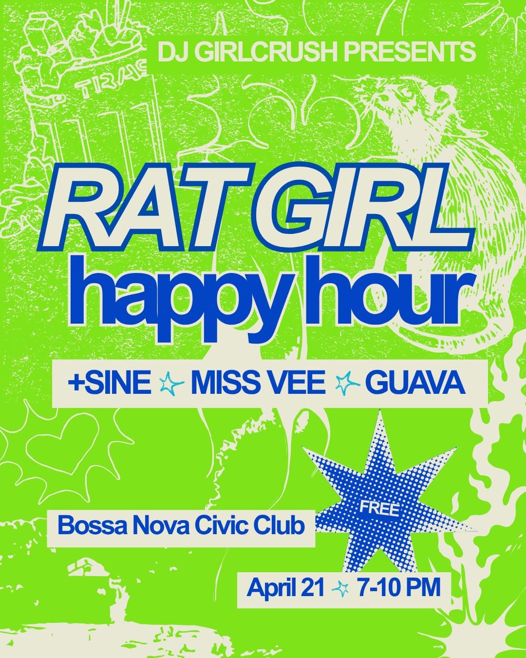 Rat Girl Happy Hour