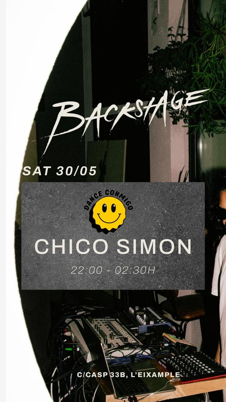Backstage pres. Chico Simon