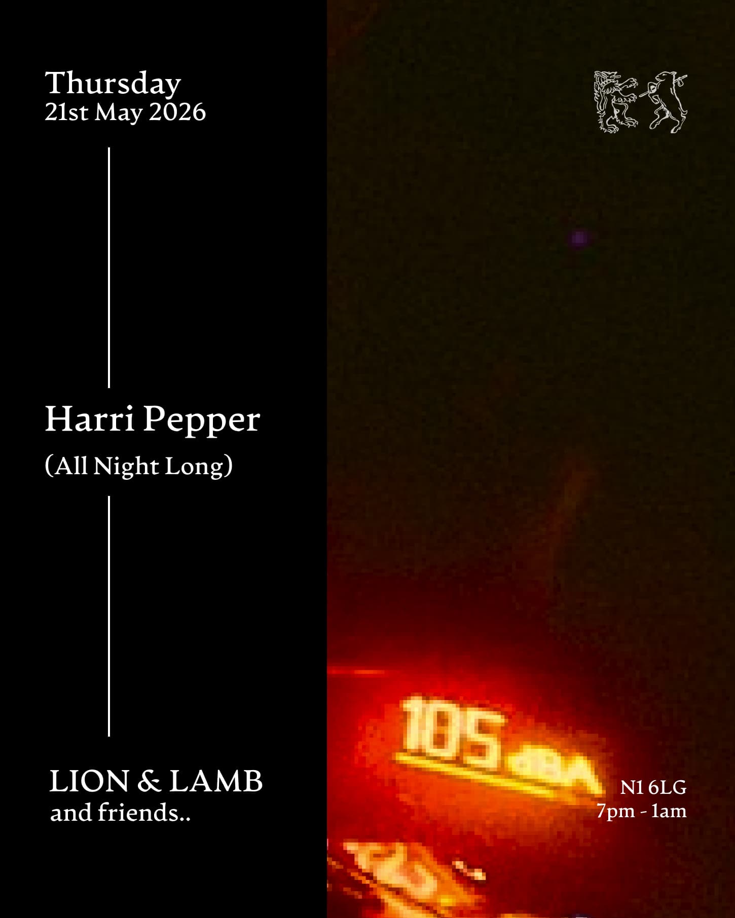 Lion & Lamb and Friends with Harri Pepper (All night long)