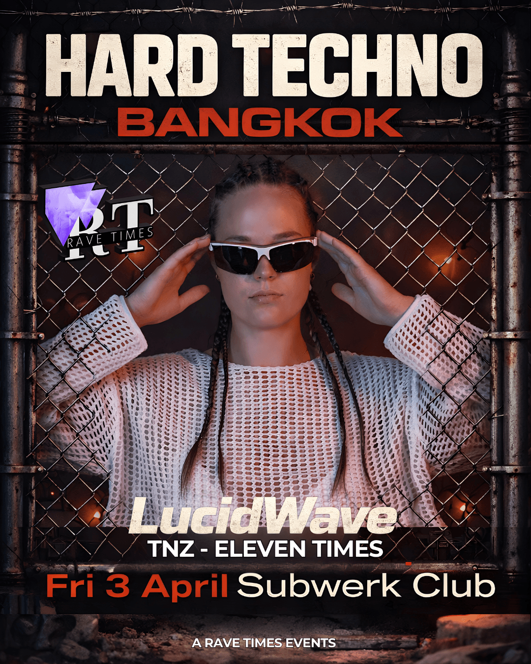 Hard Techno with 𝙇𝙪𝙘𝙞𝙙𝙒𝙖𝙫𝙚 - by Rave Times