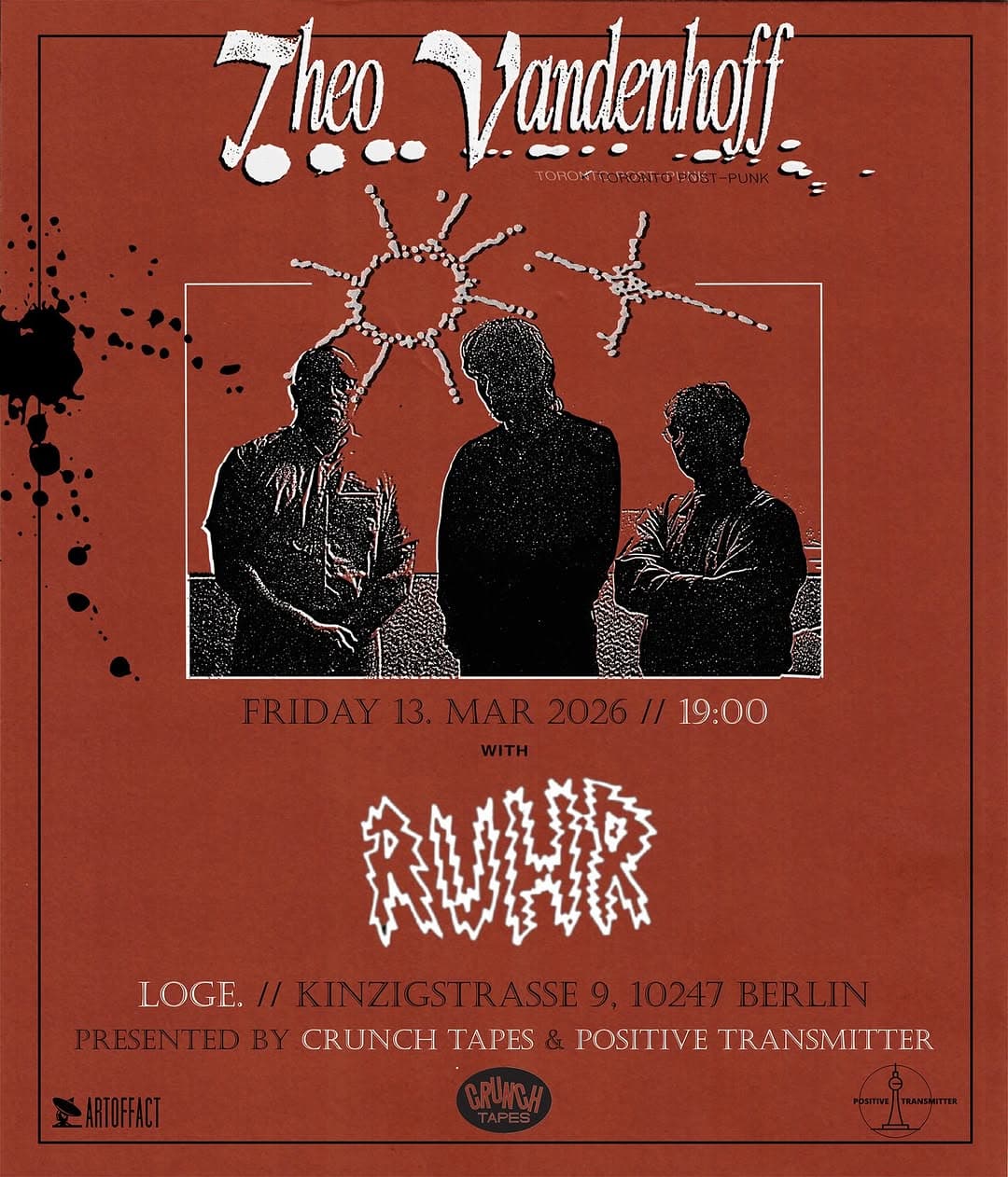 Crunch Tapes & Positive Transmitter present: Theo Vandenhoff & RUHR