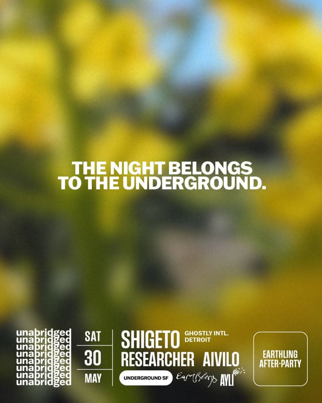 The Night Belongs to the Underground with Shigeto