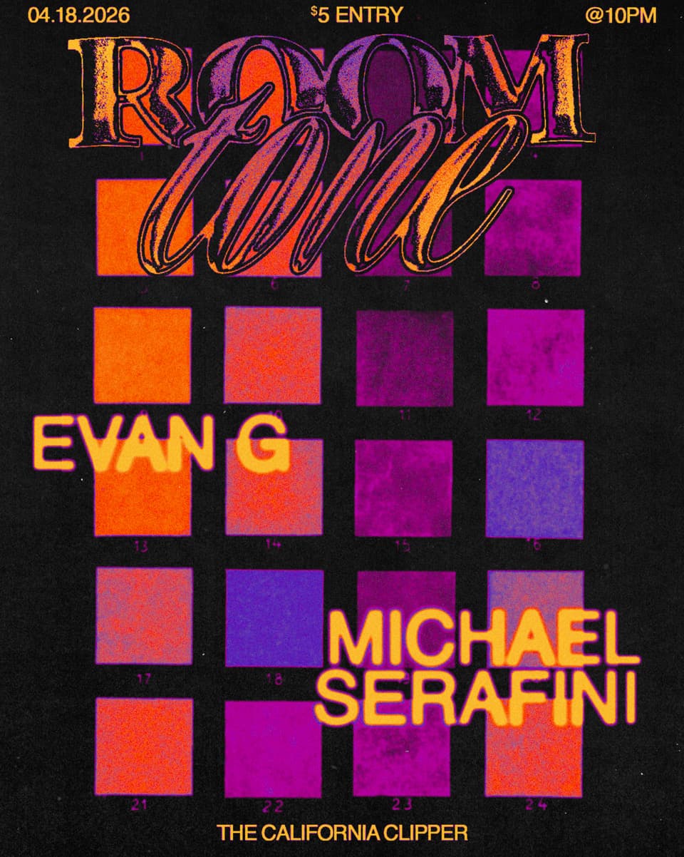 ROOM TONE: Michael Serafini + Evan G