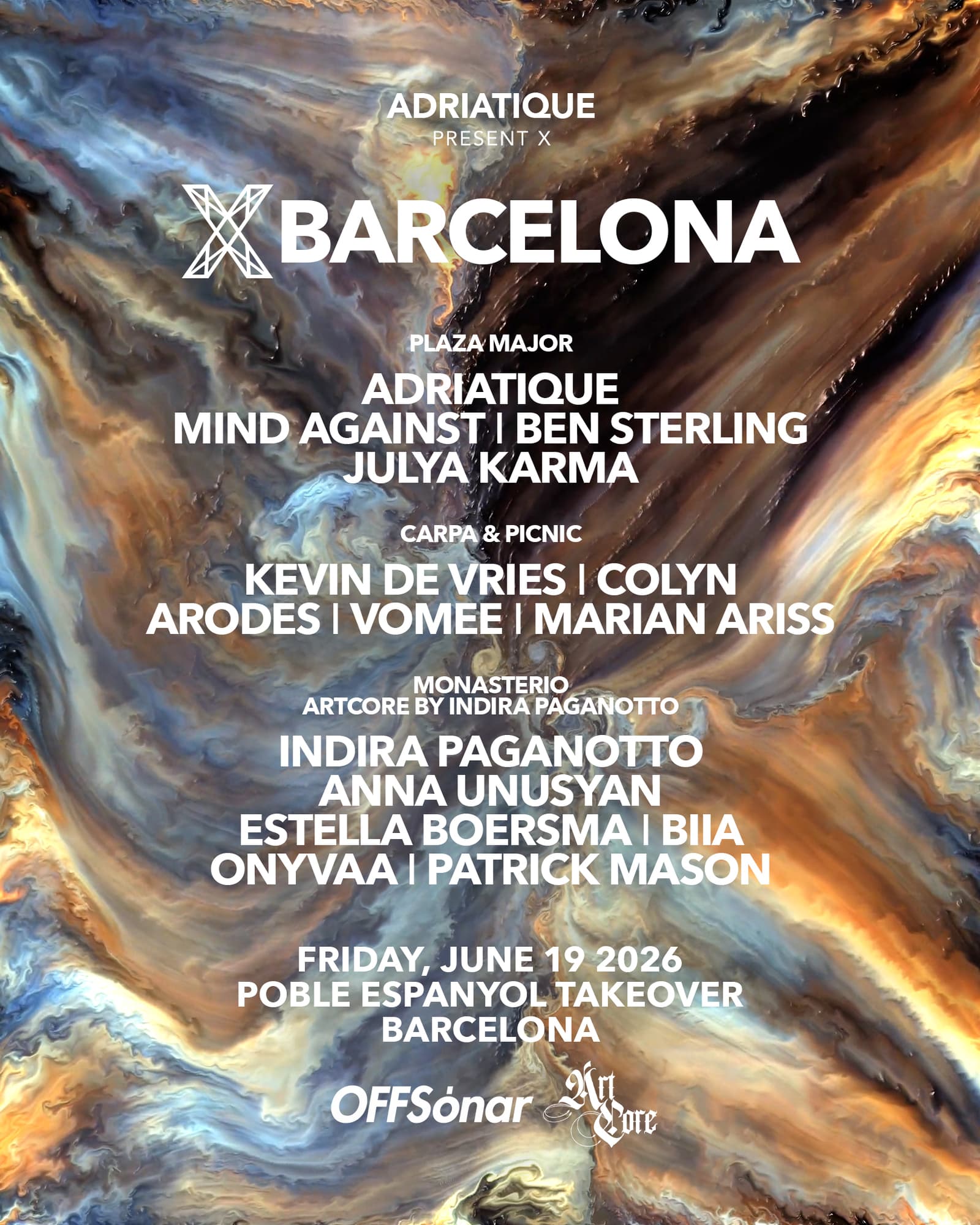 OFFSónar 2026 Adriatique presents X