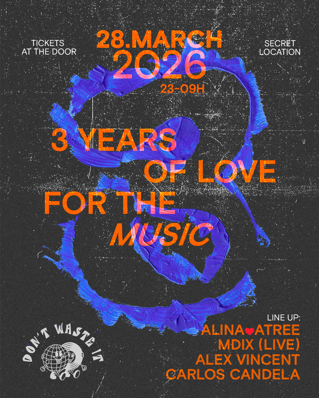 Don't Waste It with ALiNA b2b Atree, MDIX (live), Carlos Candela, Alex Vincent