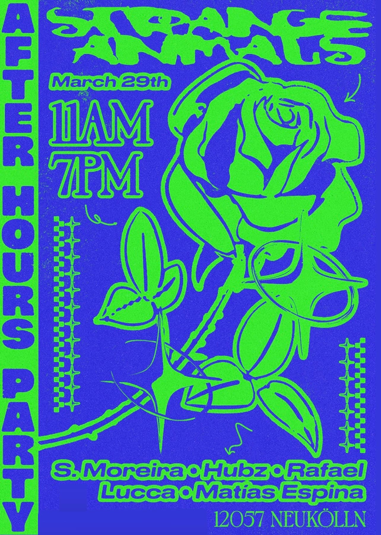 Strange Animals Sunday After Hours Party (11 AM - 7 PM)