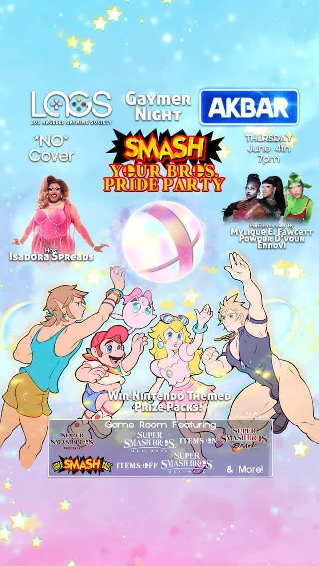 SMASH YOUR BROS PRIDE PARTY