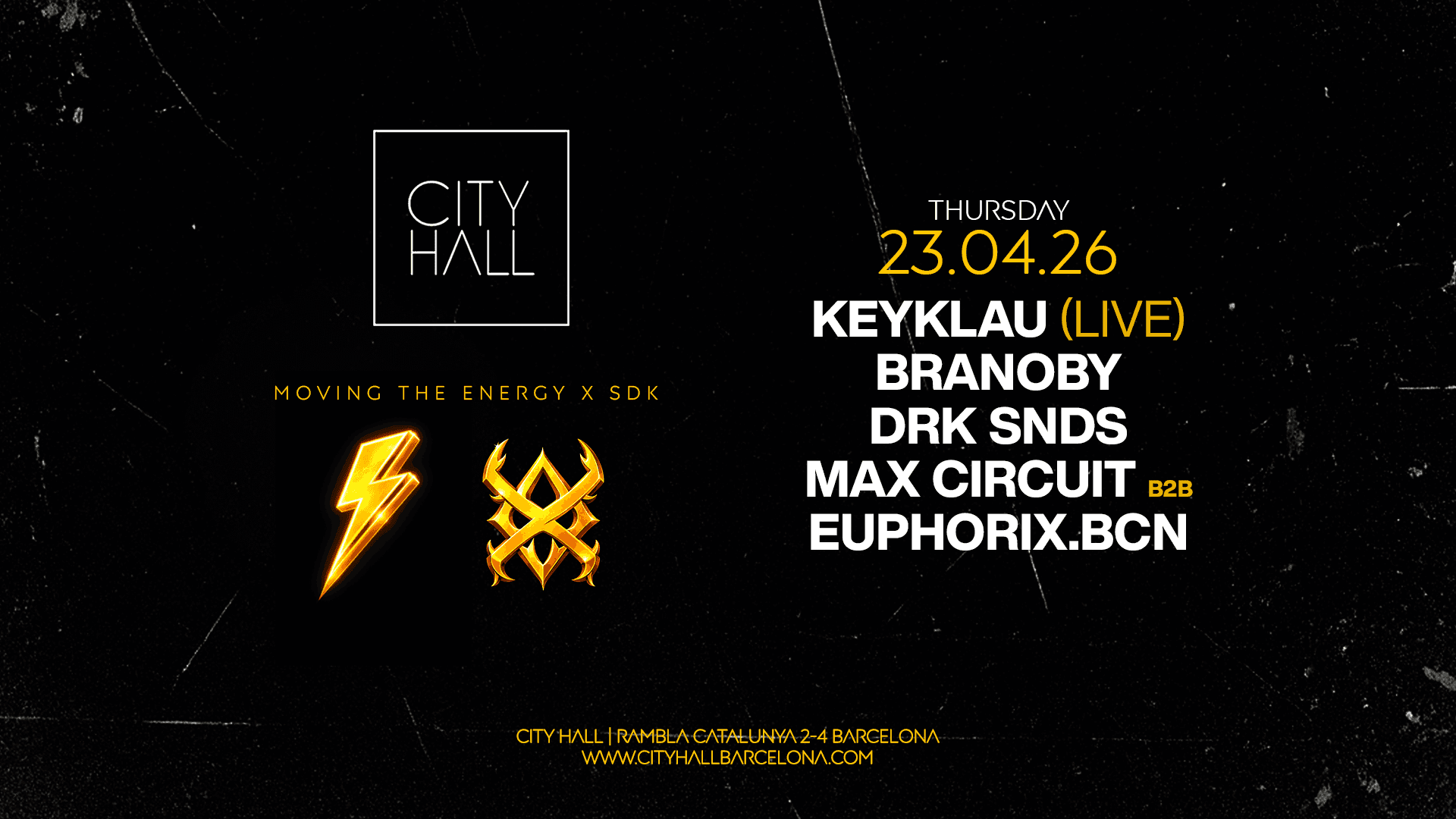 City Hall pres MOVING THE ENERGY x SDK