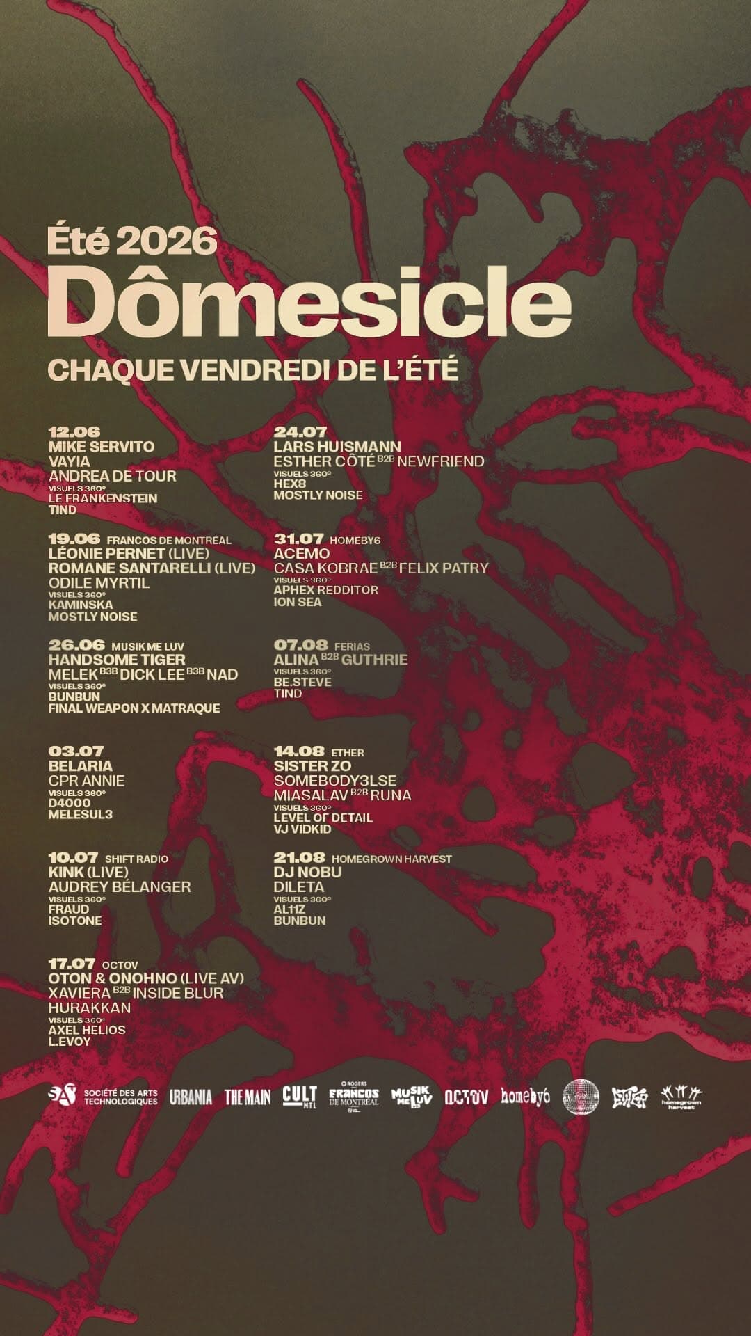 Dômesicle — Mike Servito (US) • Vayia • Andrea de Tour