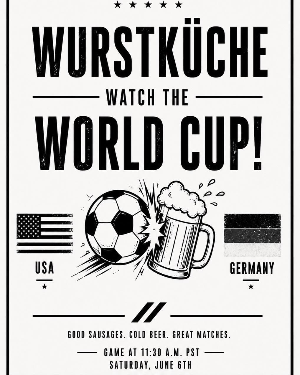 Germany vs USA World Cup Viewing Party