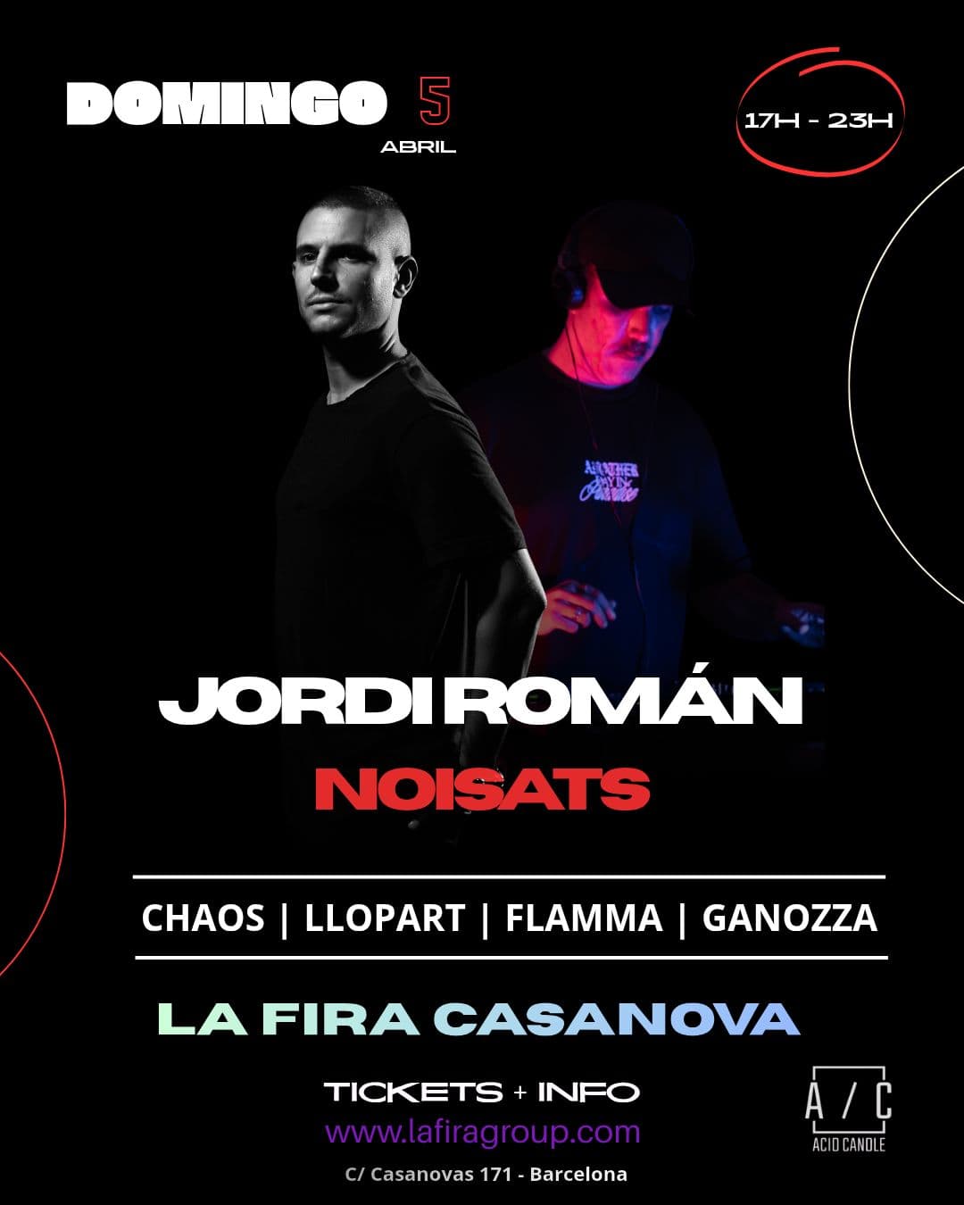 Dom 5 Abril - Jordi Román, Noisats at La Fira Casanova