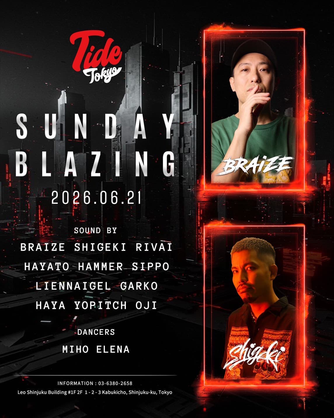 sunday blazing