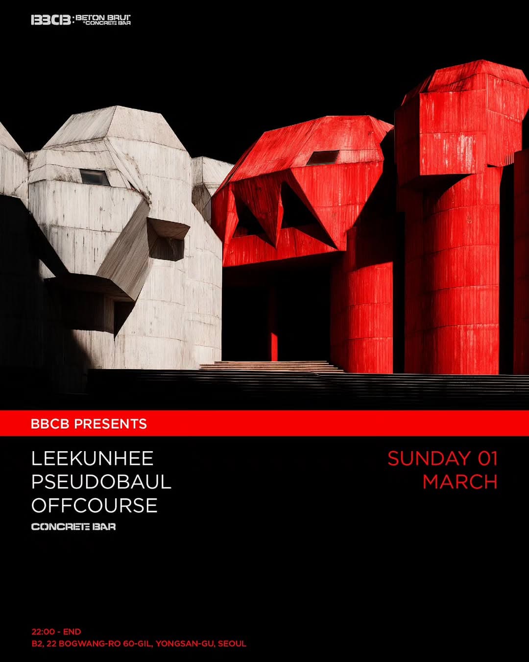 BBCB PRESENTS: LEEKUNHEE / PSEUDOBAUL / OFFCOURSE