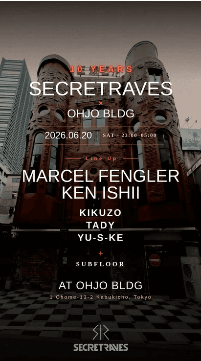Marcel Fengler - Ken Ishii Berlin× Tokyo Underground Ritual