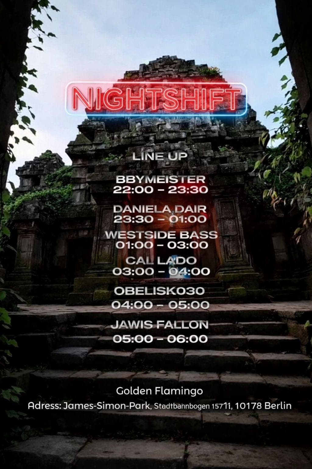 free entry: NIGHTSHIFT: hosted by Westside Bass & Daniela Dair: powered by DNA