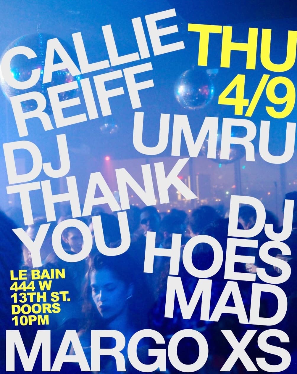 umru, Callie Reiff, Margo XS, DJ HOES MAD & DJ Thank You
