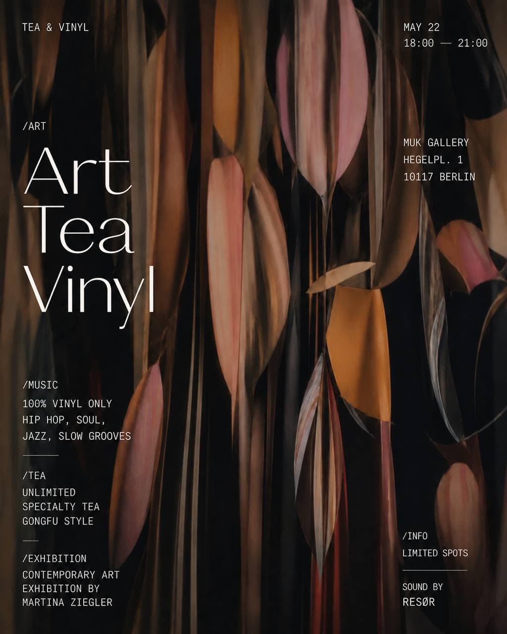 Art • Tea • Vinyl Night at MUK Gallery