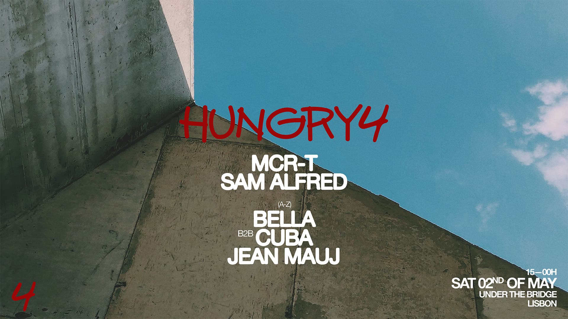 Hungry4 Under The Bridge ps. MCR-T, Sam Alfred, Bella