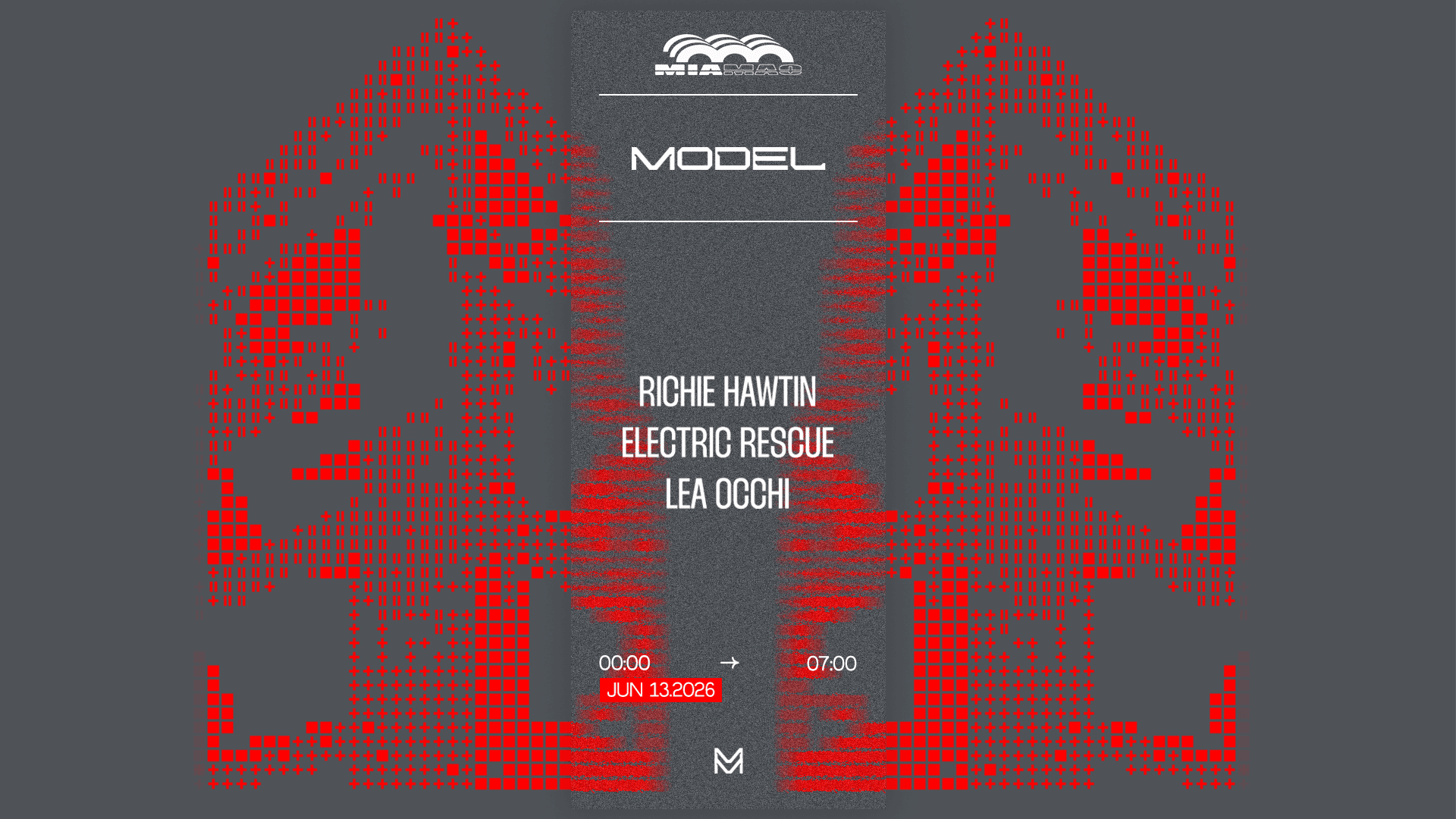 MODEL: Richie Hawtin, Electric Rescue & Lea Occhi