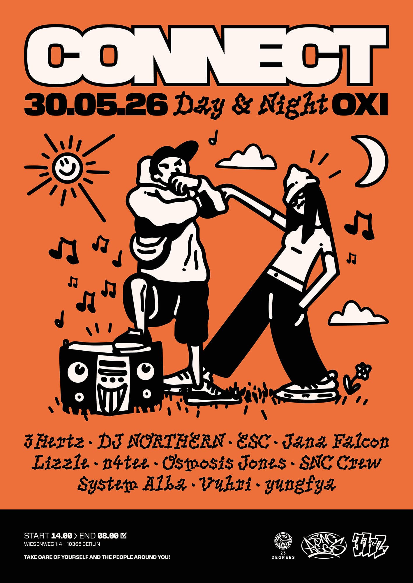 CONNECT x 23Degrees: DAY & NIGHT PARTY w/ Osmosis Jones, ESC, n4tee and many more