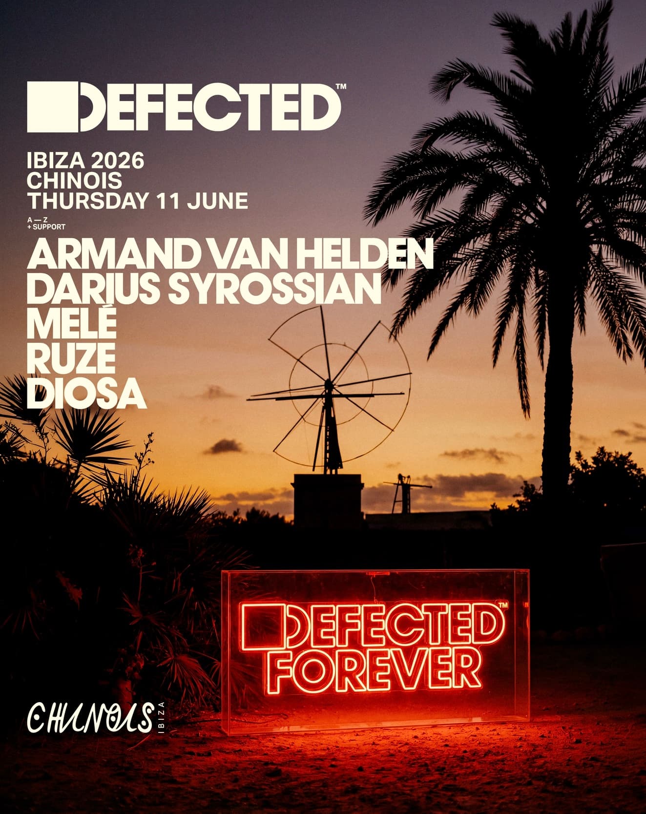 Defected: Armand Van Helden, Darius Syrossian, DIÓSA, Melé, RUZE