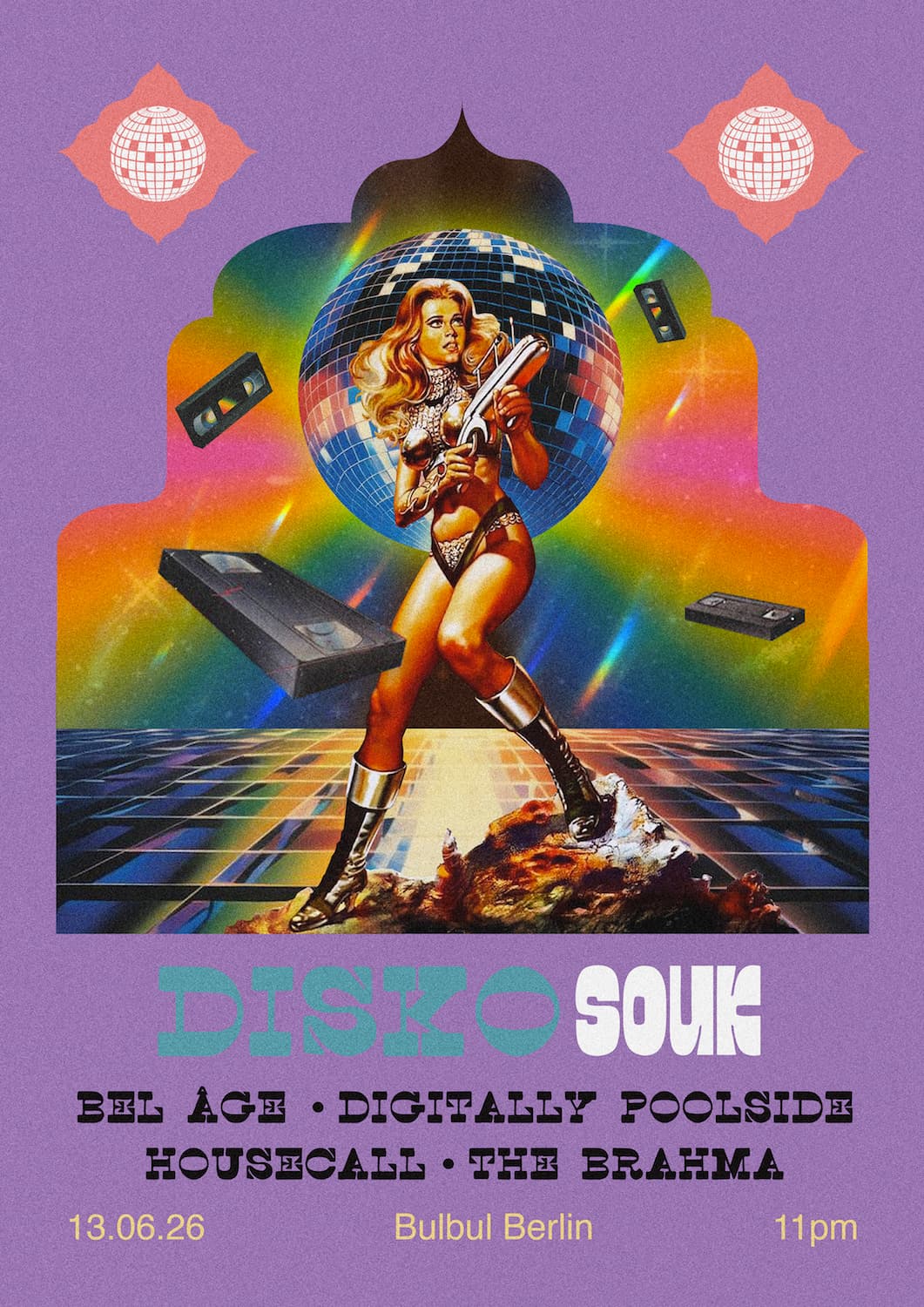Disko Souk: Housecall, digitally poolside, Bel Âge, The Brahma