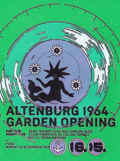 Altenburg 1964 Garden Opening with Ellen Trenn (DE) // Day & Night // Market by Silverskin Fair