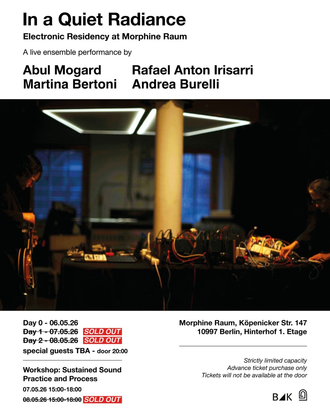 In a Quiet Radiance: Electronic Residency