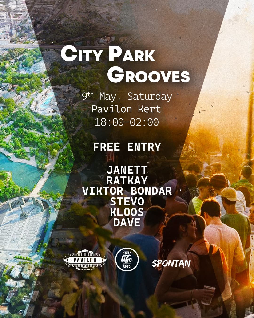 CITY PARK SUNSET GROOVES Free 9th May - Season opening