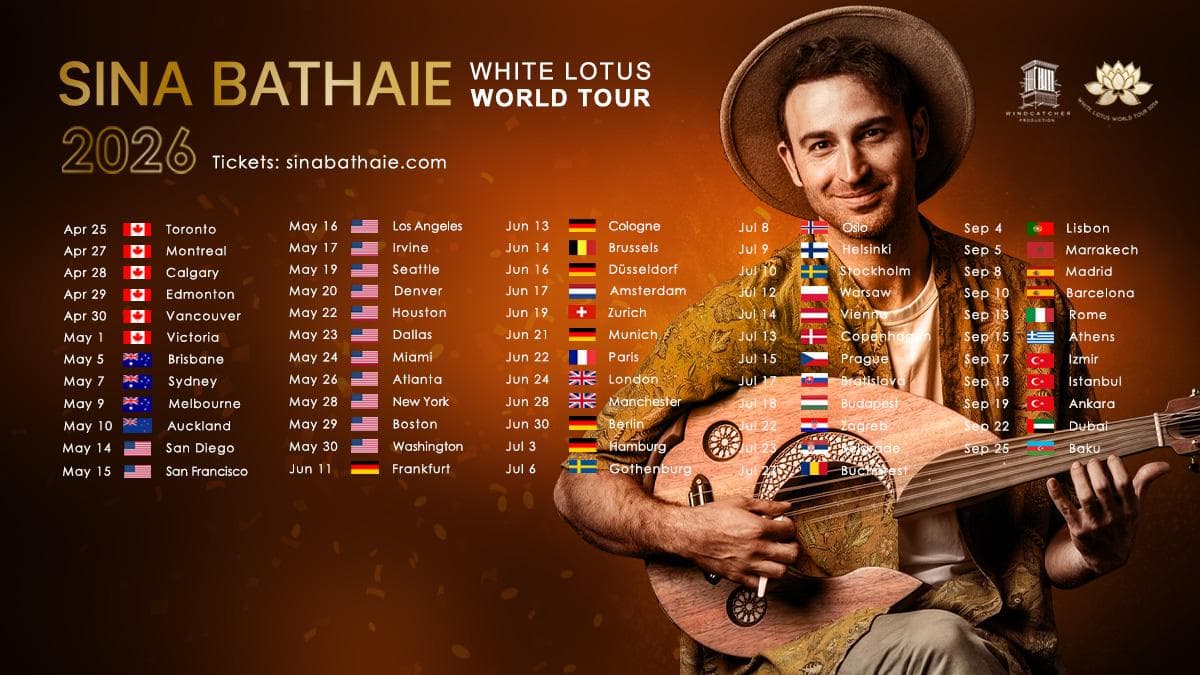 Sina Bathaie White Lotus World Tour - Live in Sydney