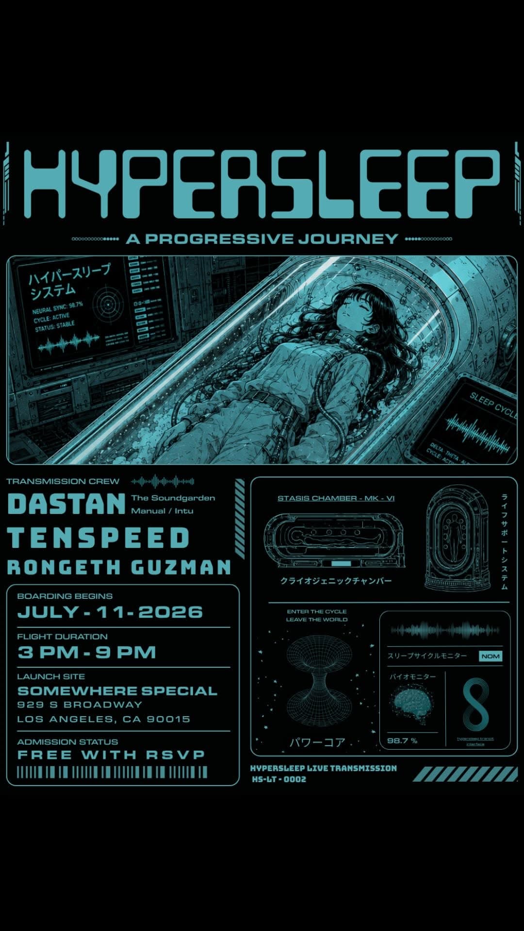 Hypersleep Launch Party