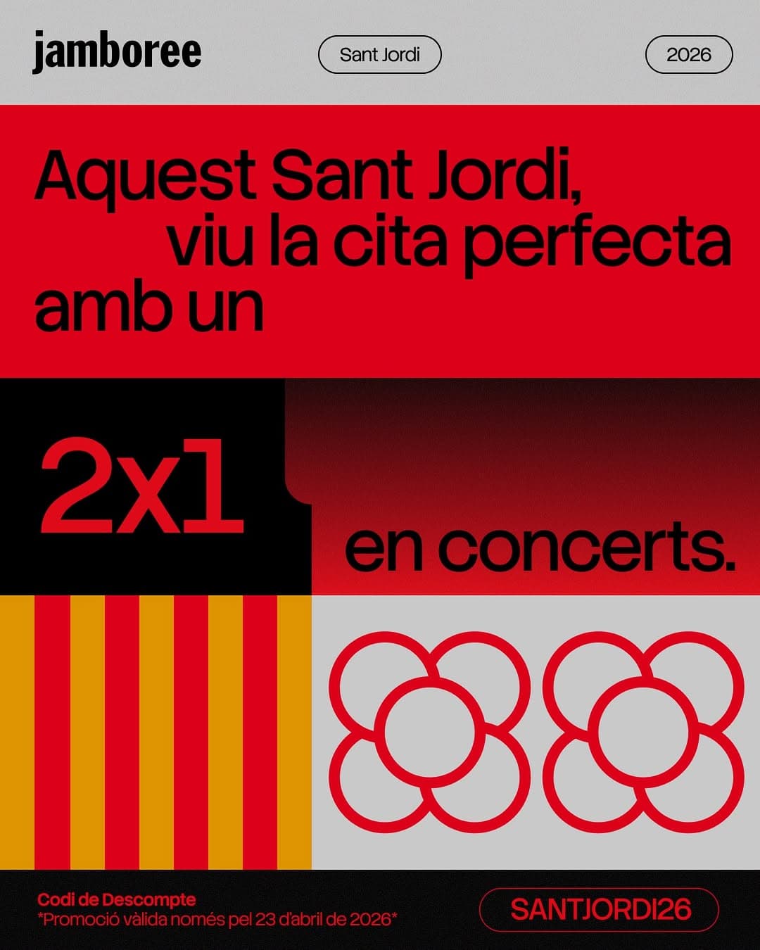 Sant Jordi 2x1 Concerts