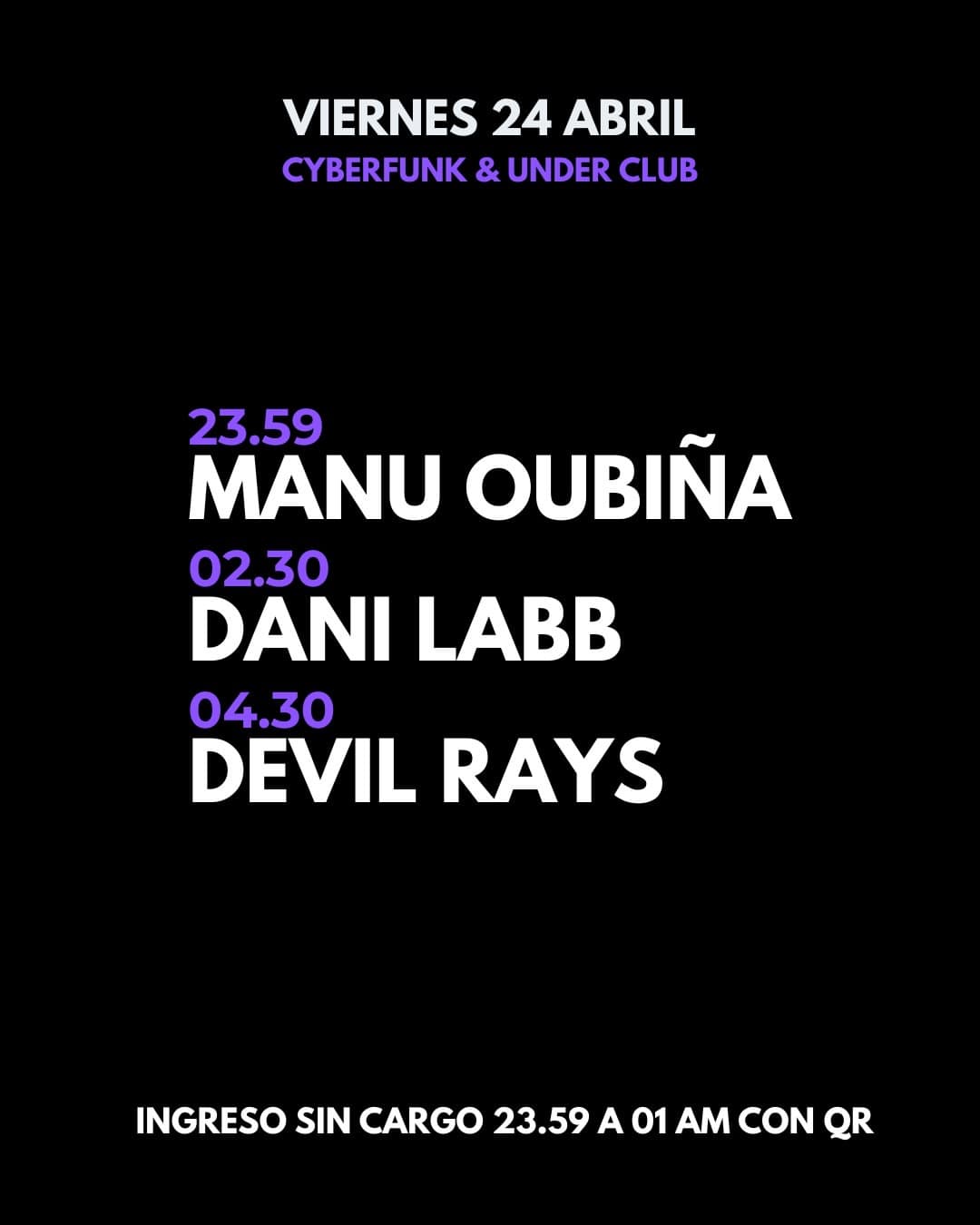 CYBERFUNK & Under Club
