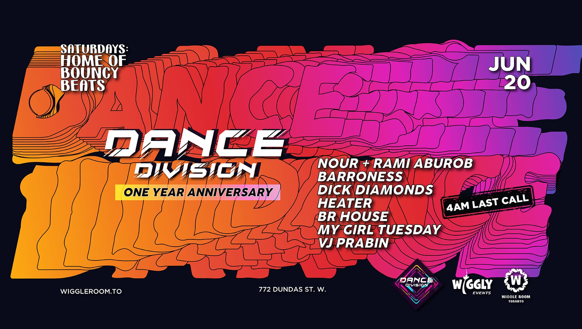 Dance Division One Year Anniversary Party - 4AM LAST CALL
