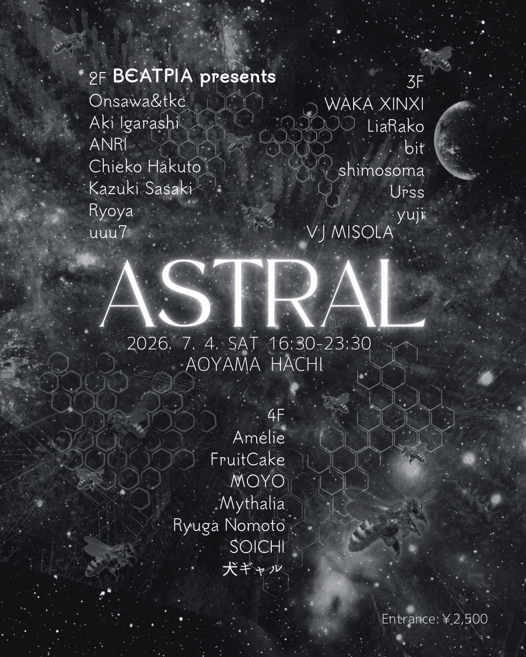 ASTRAL -Techno & House event-