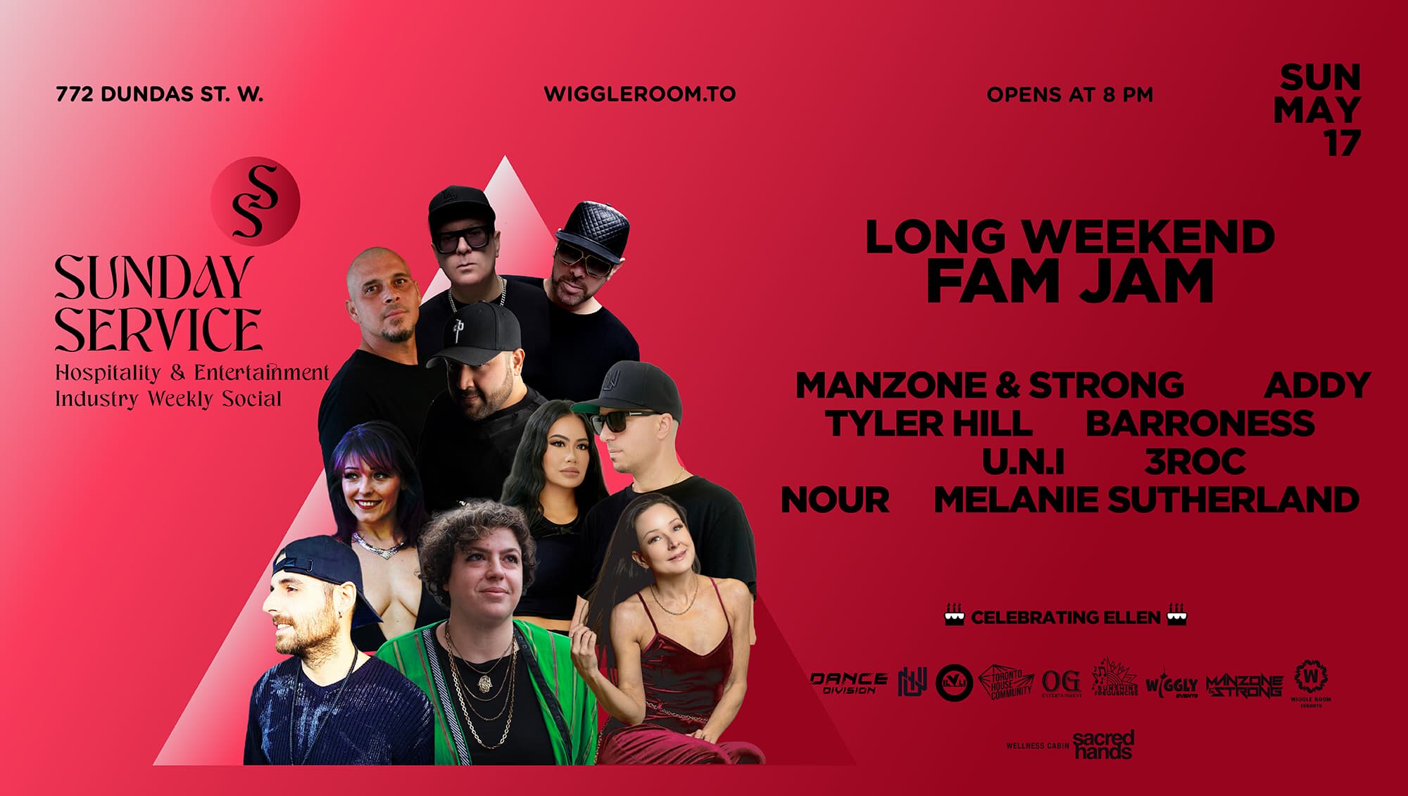 Sunday SerVice Long Weekend FAMJAM extended edition