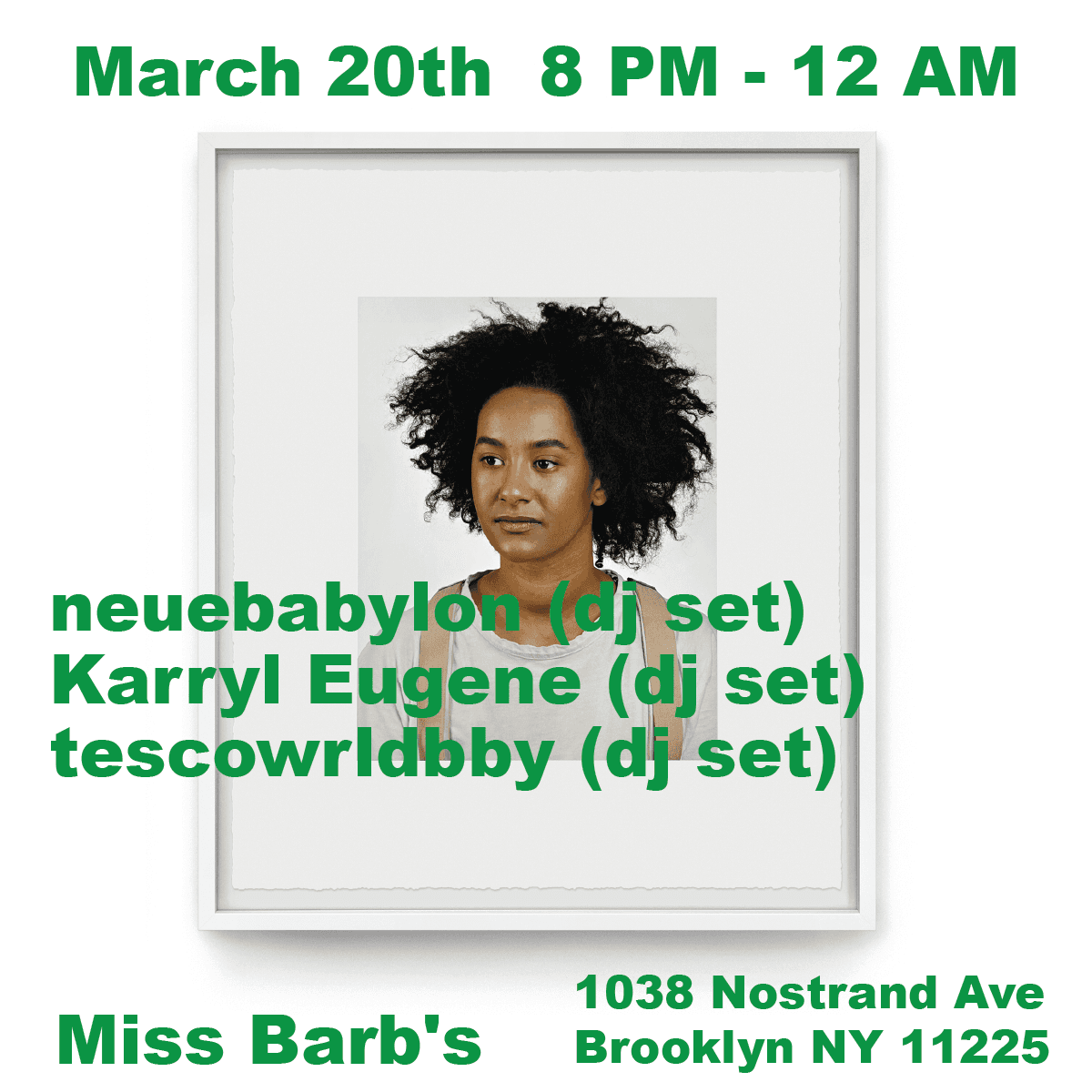 neuebabylon, Karryl Eugene, tescowrldbby (dj set)
