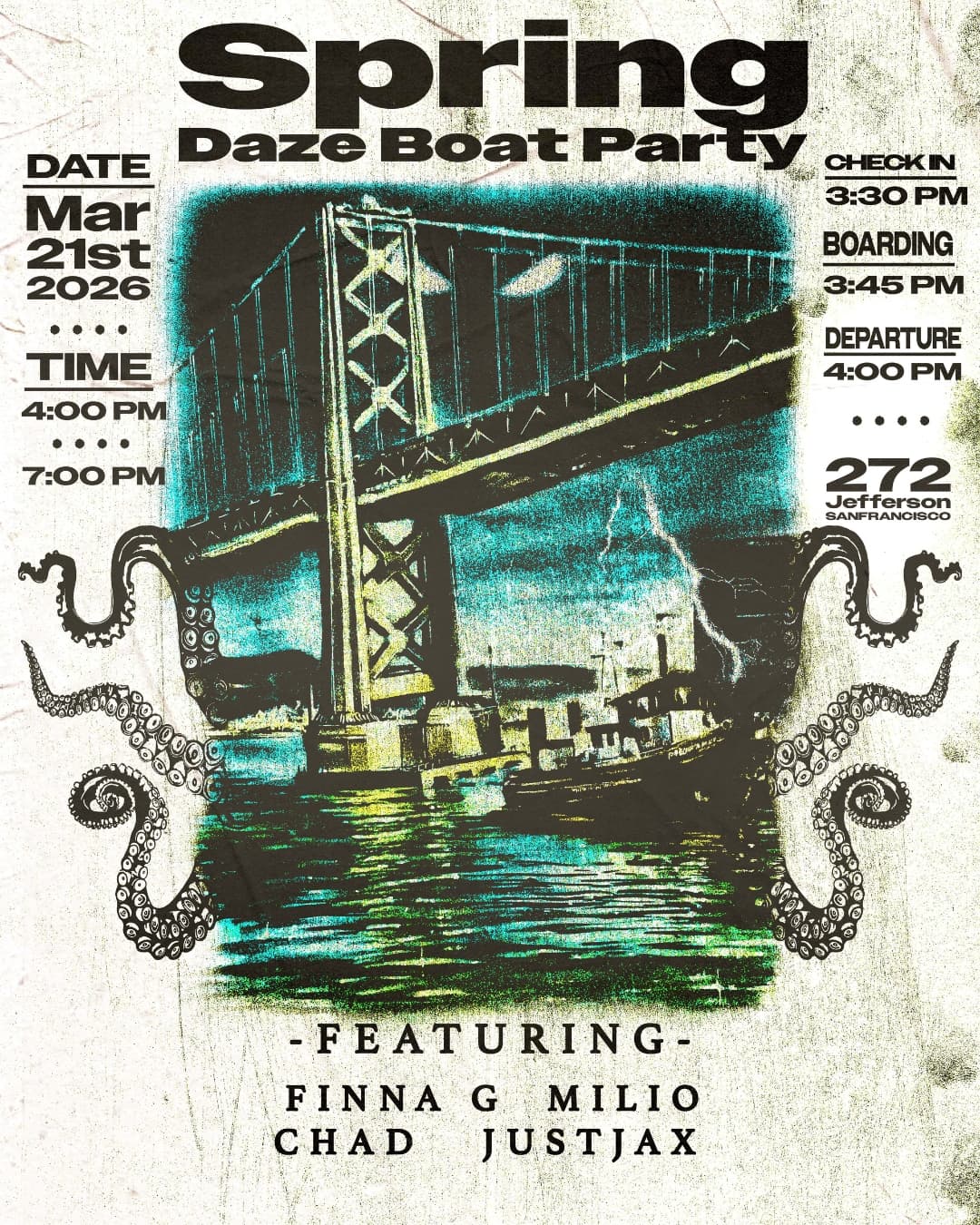 Spring Daze Boat Party