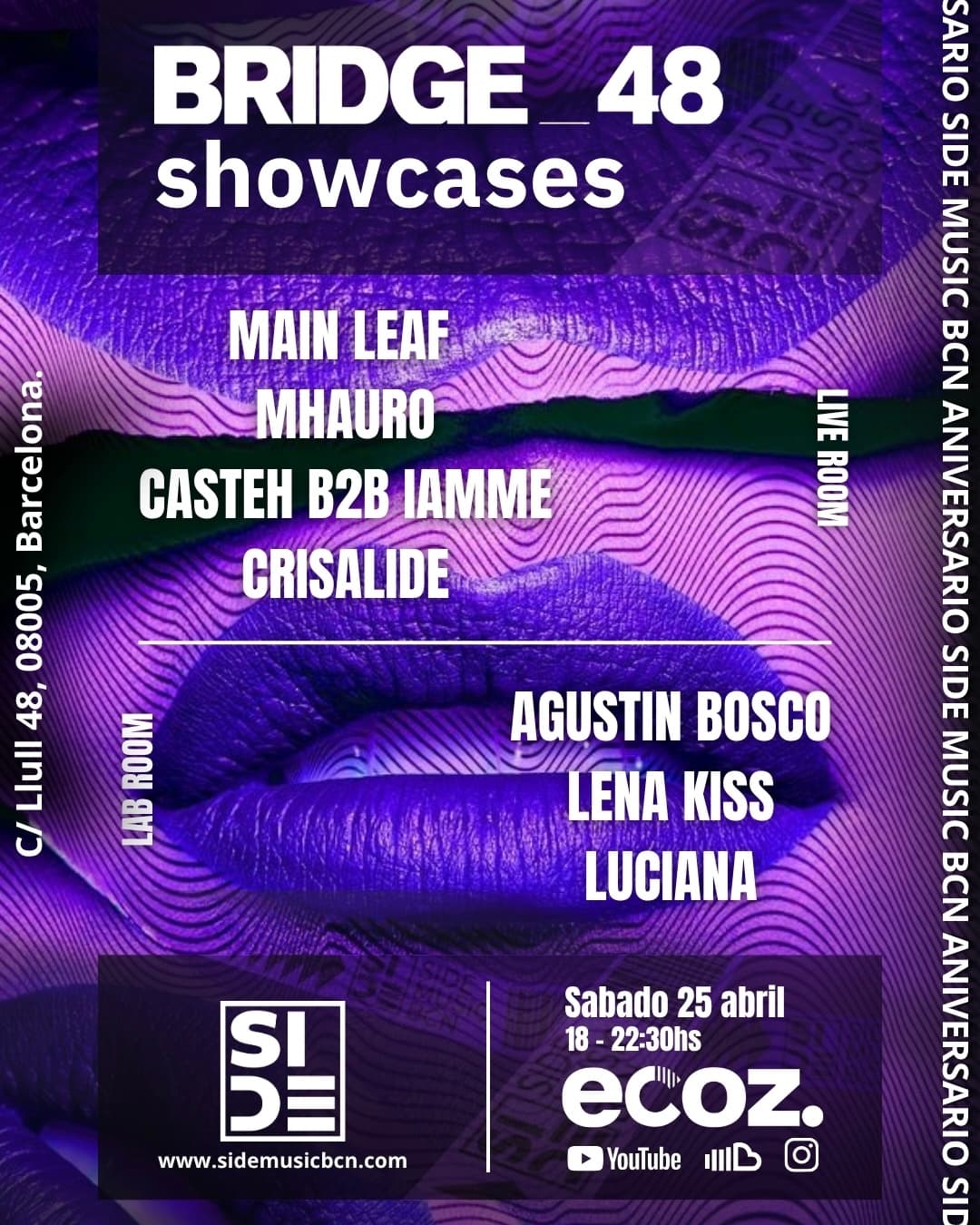 SIDE MUSIC BCN - Primer Aniversario
