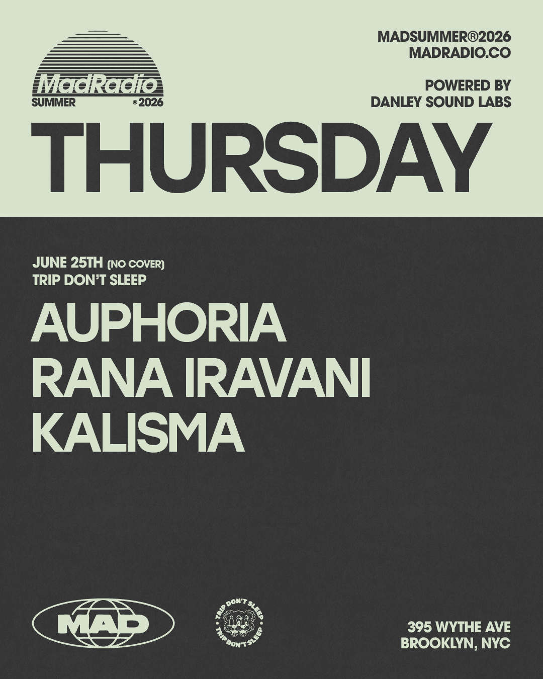 TRIP DON'T SLEEP: Auphoria / Rana Iravani / KALISMA